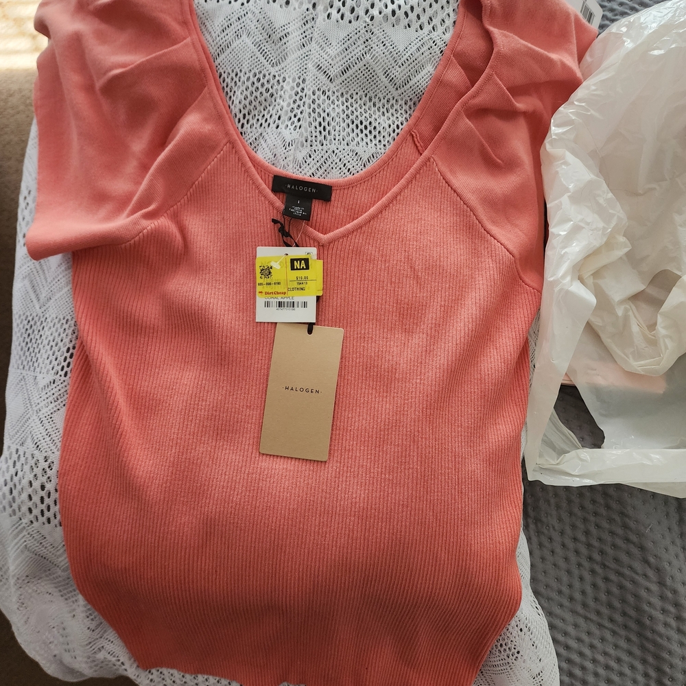 Halogen Women's Peach Blouse